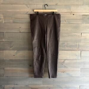 LULY YANG | Luleisure 100% Leather Brown Pants Size 12